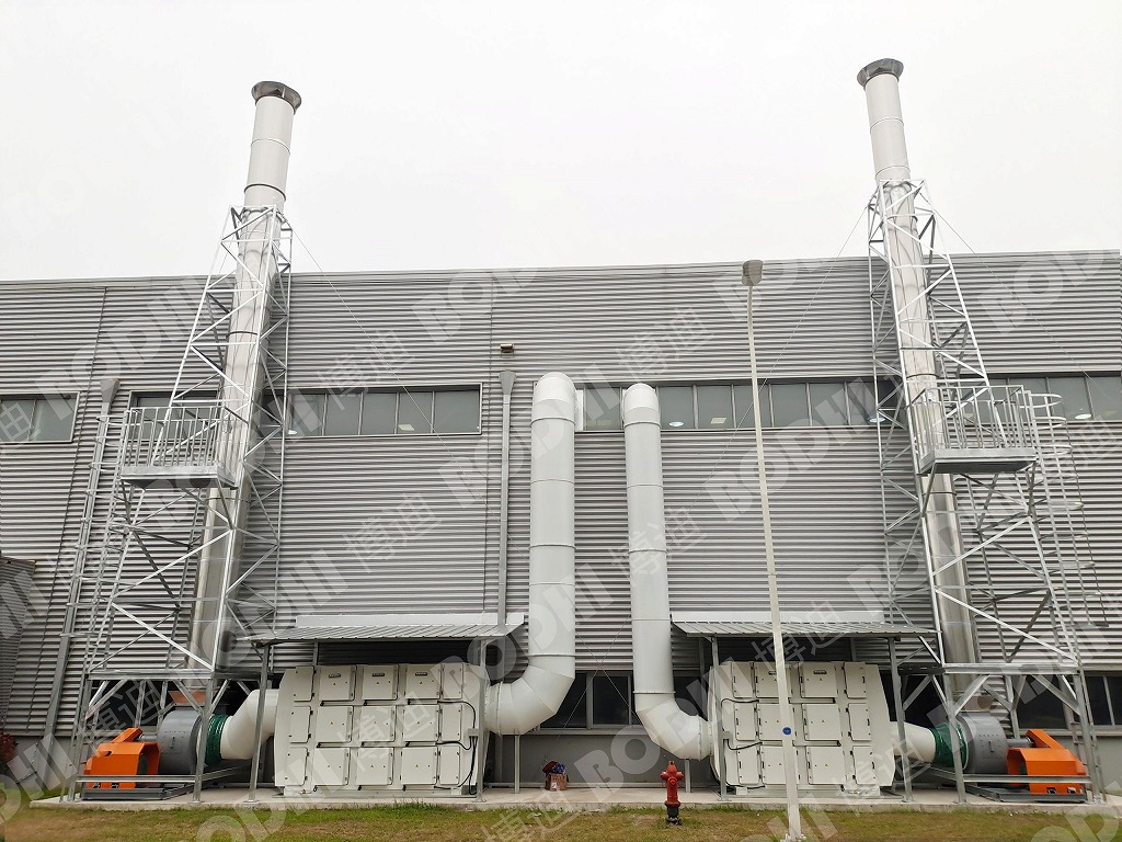 大型靜電油霧過程系統
